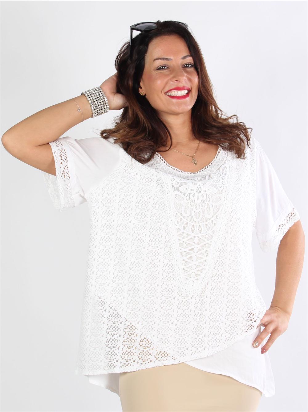 Janeiro - Svart tunika med broderi framtill